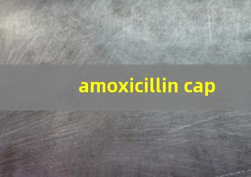 amoxicillin cap